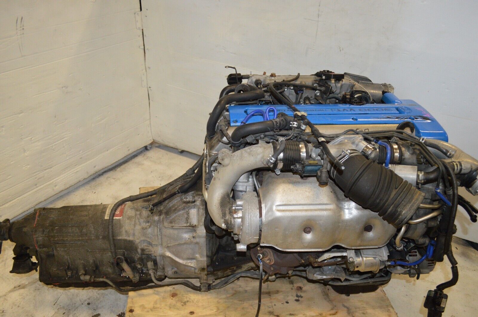 Toyota 2JZGTE VVTi Engine 3.0L DOHC Twin Turbo JDM 2jz Motor Auto Trans Wire Ecu - Image 3