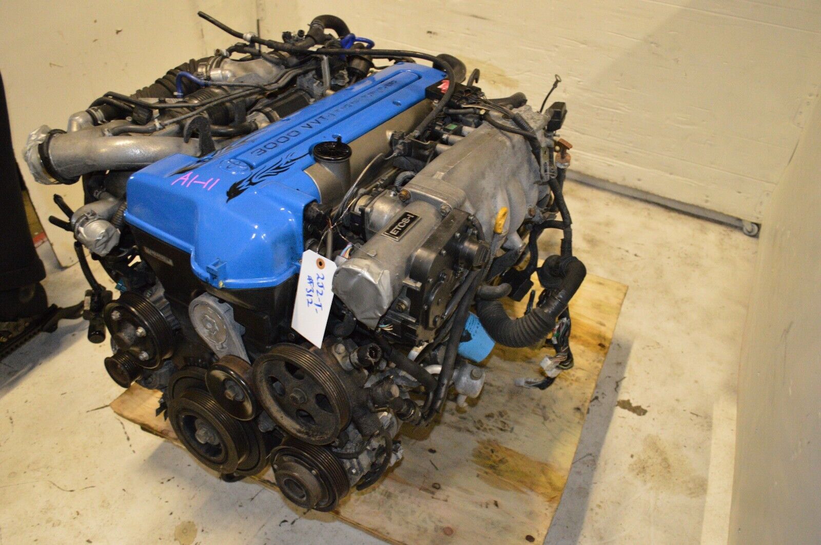 Toyota 2JZGTE VVTi Engine 3.0L DOHC Twin Turbo JDM 2jz Motor Auto Trans Wire Ecu - Image 4