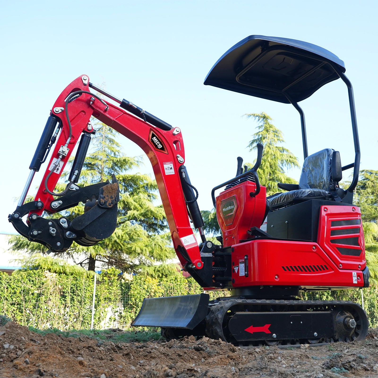 Mini Compact Excavator HONDA GX390 Engine, 65.7" Max. Digging Depth, 1Ton, 2280 LBS Operating Weight, MEC10 - Image 5