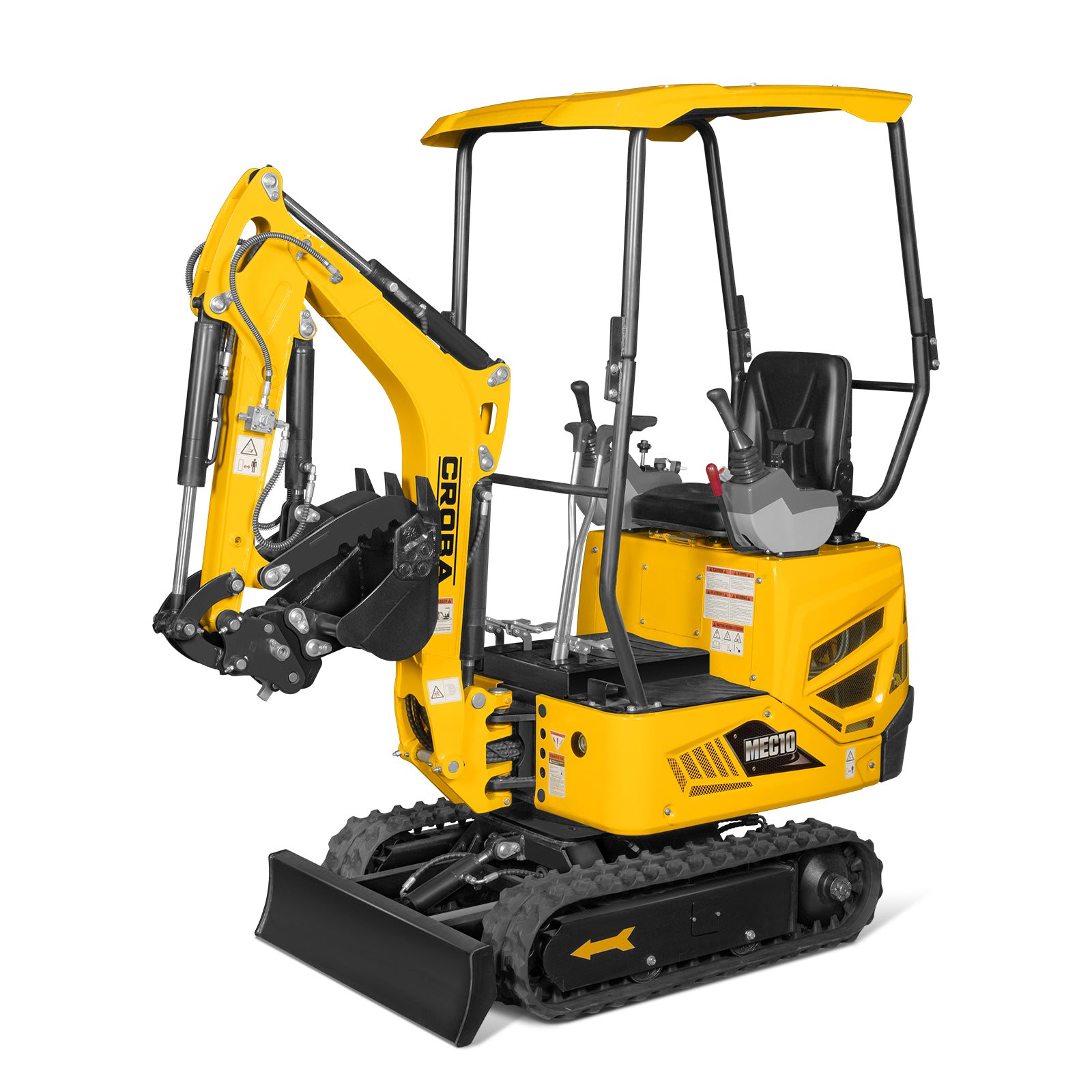 Mini Compact Excavator B&S VANGUARD 408cc 14hp Engine, 65.7" Max. Digging Depth, 1 Ton, 2370 LBS Operating Weight, MEC10 - Image 22