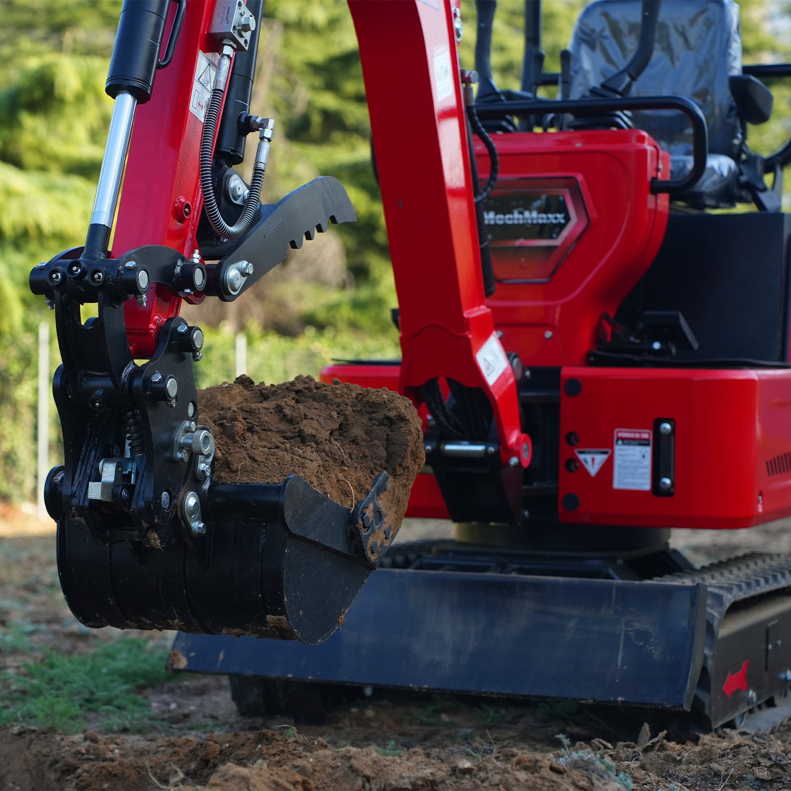 Mini Compact Excavator HONDA GX390 Engine, 65.7" Max. Digging Depth, 1Ton, 2280 LBS Operating Weight, MEC10 - Image 7
