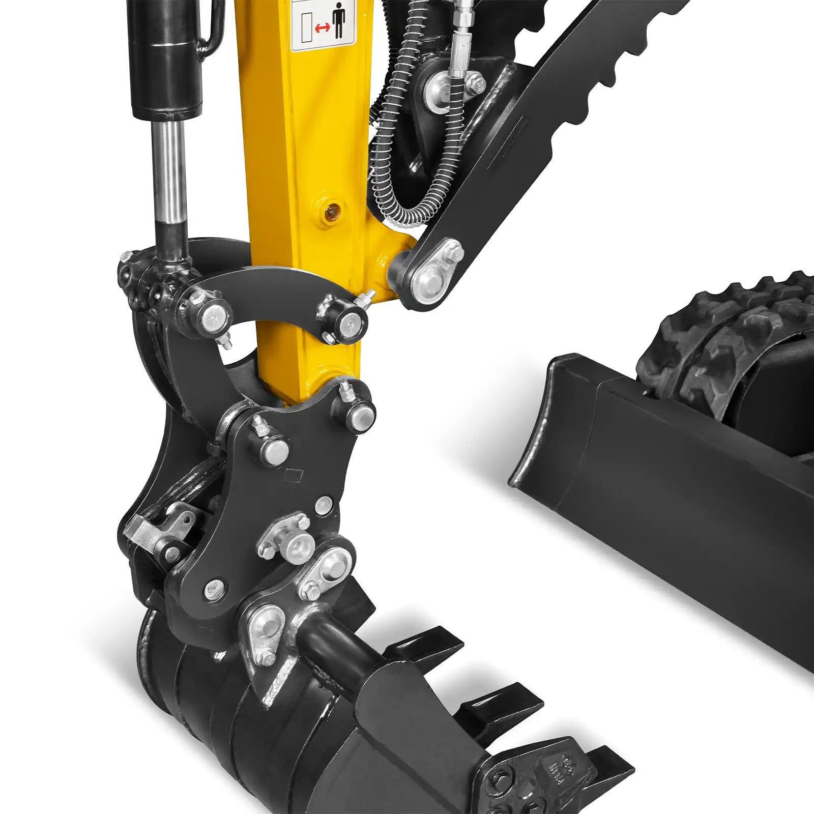 Mini Compact Excavator Kubota D722 Engine, 65.7" Max. Digging Depth, 1.2 Ton, 2700 LBS Operating Weight, MEC12 - Image 14