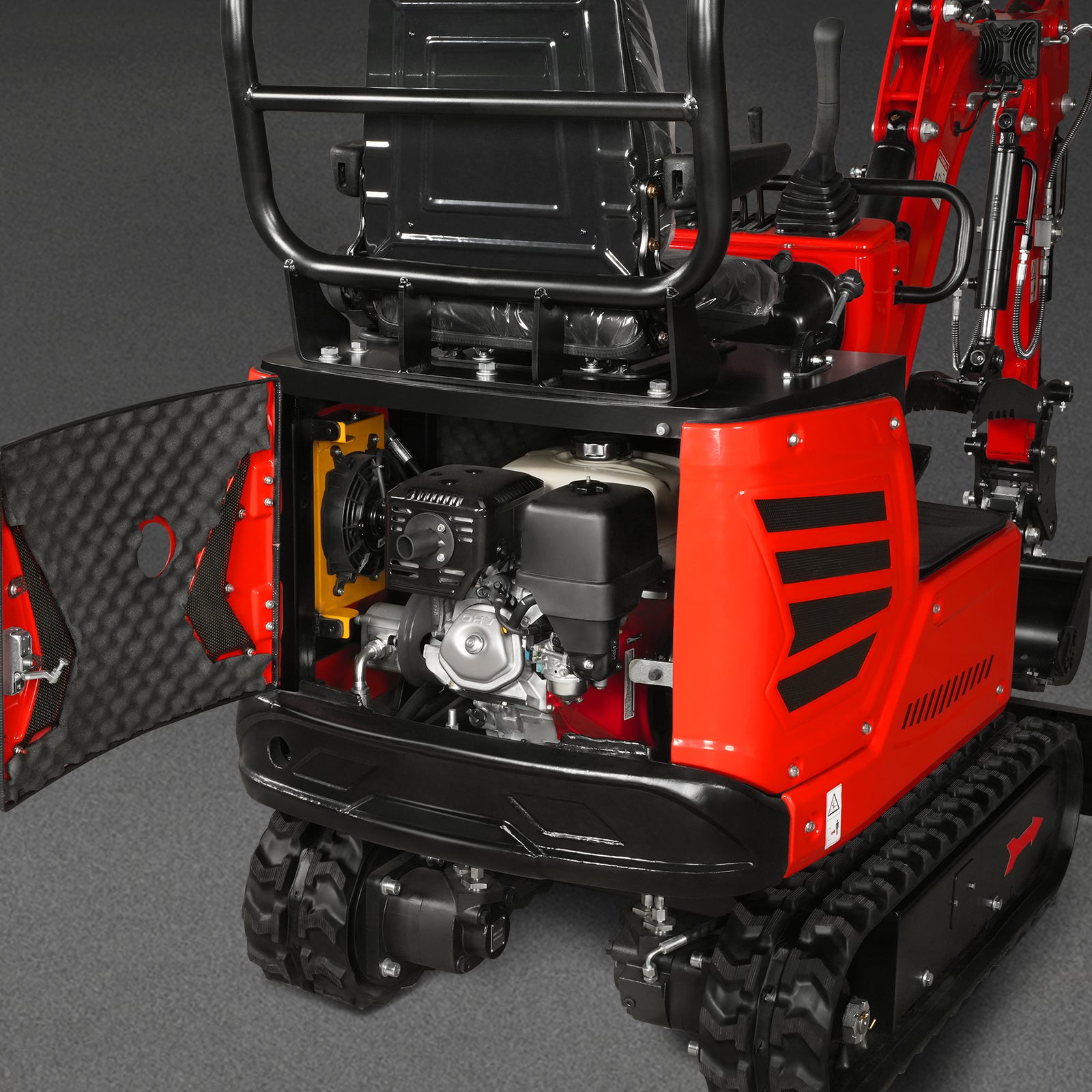Mini Compact Excavator HONDA GX390 Engine, 65.7" Max. Digging Depth, 1Ton, 2280 LBS Operating Weight, MEC10 - Image 22