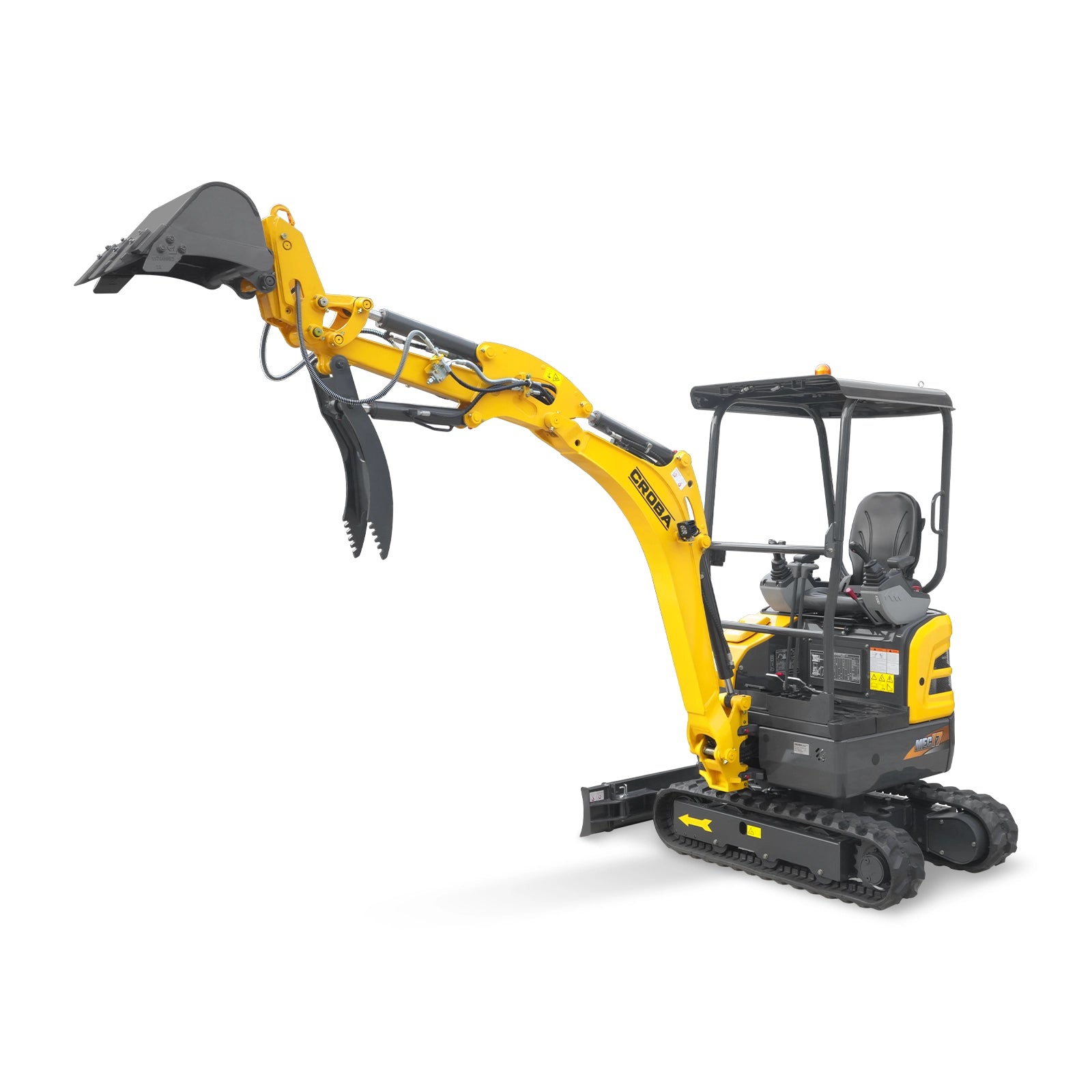 Mini Compact Excavator Kubota D902 Engine, 95" Max. Digging Depth, 1.7 Ton, 4190 LBS Operating Weight, MEC17PRO - Image 17