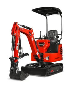 Mini Compact Excavator HONDA GX390 Engine, 65.7" Max. Digging Depth, 1Ton, 2280 LBS Operating Weight, MEC10