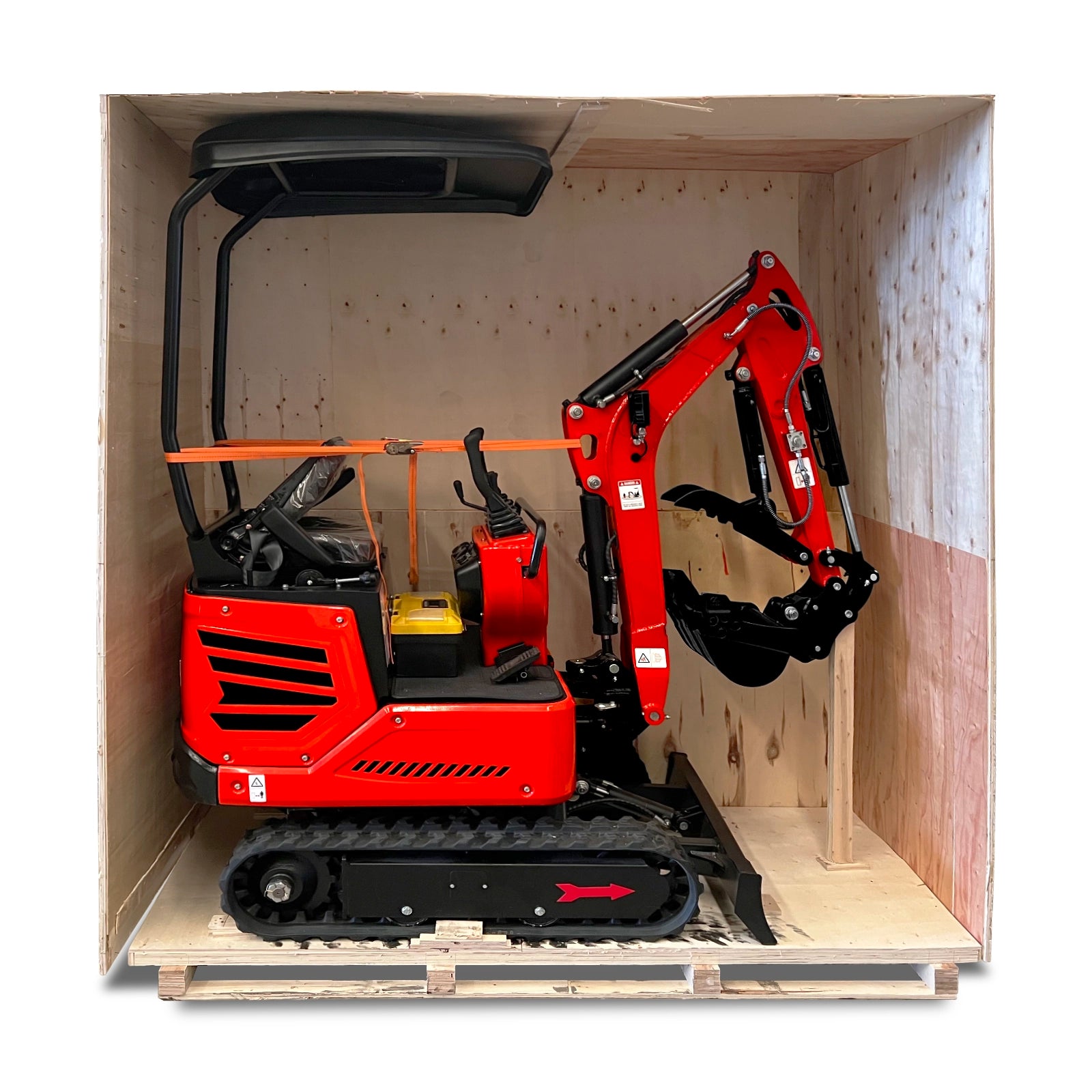 Mini Compact Excavator HONDA GX390 Engine, 65.7" Max. Digging Depth, 1Ton, 2280 LBS Operating Weight, MEC10 - Image 12